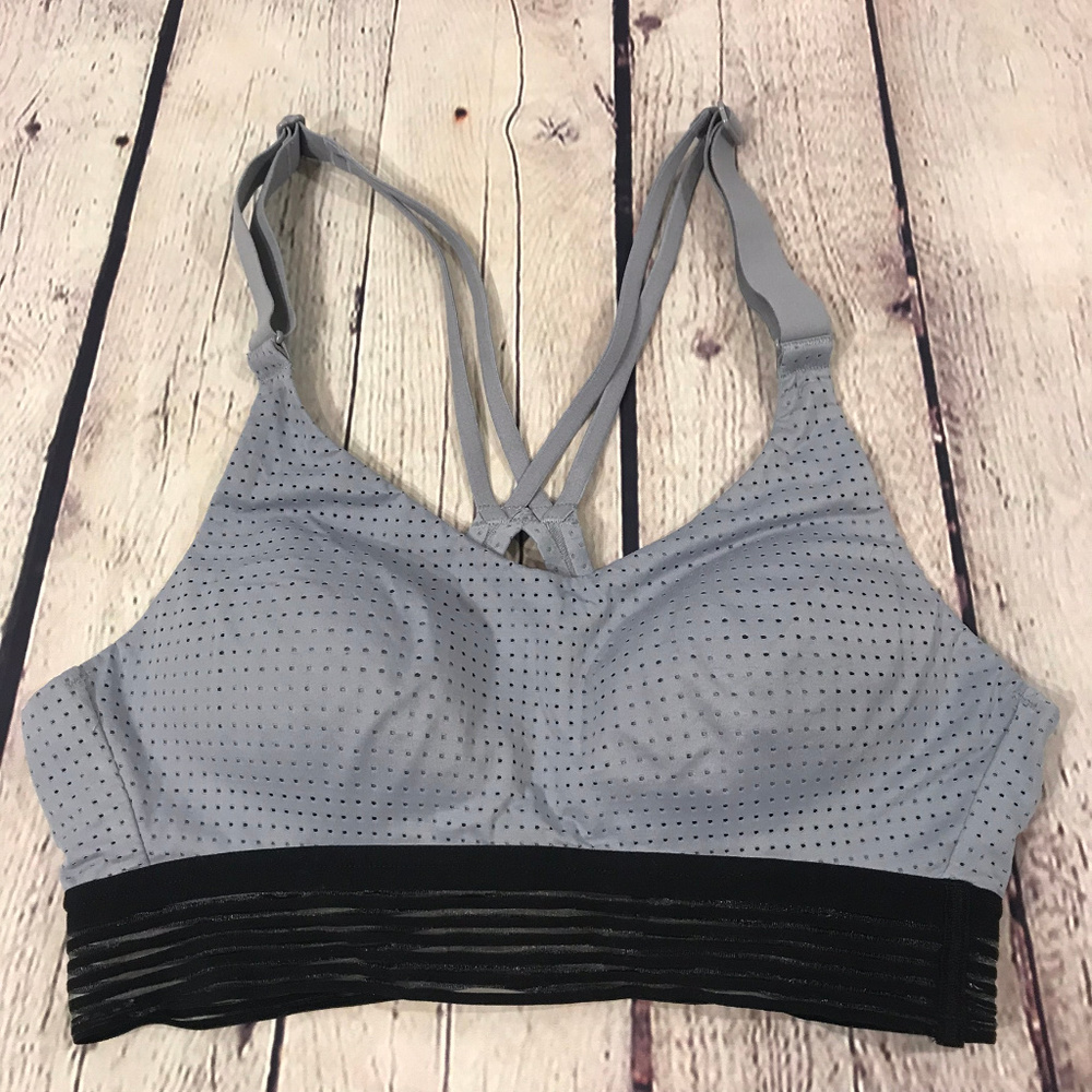 Victoria’s Secret Grey & Black Sports Bra Size 32A